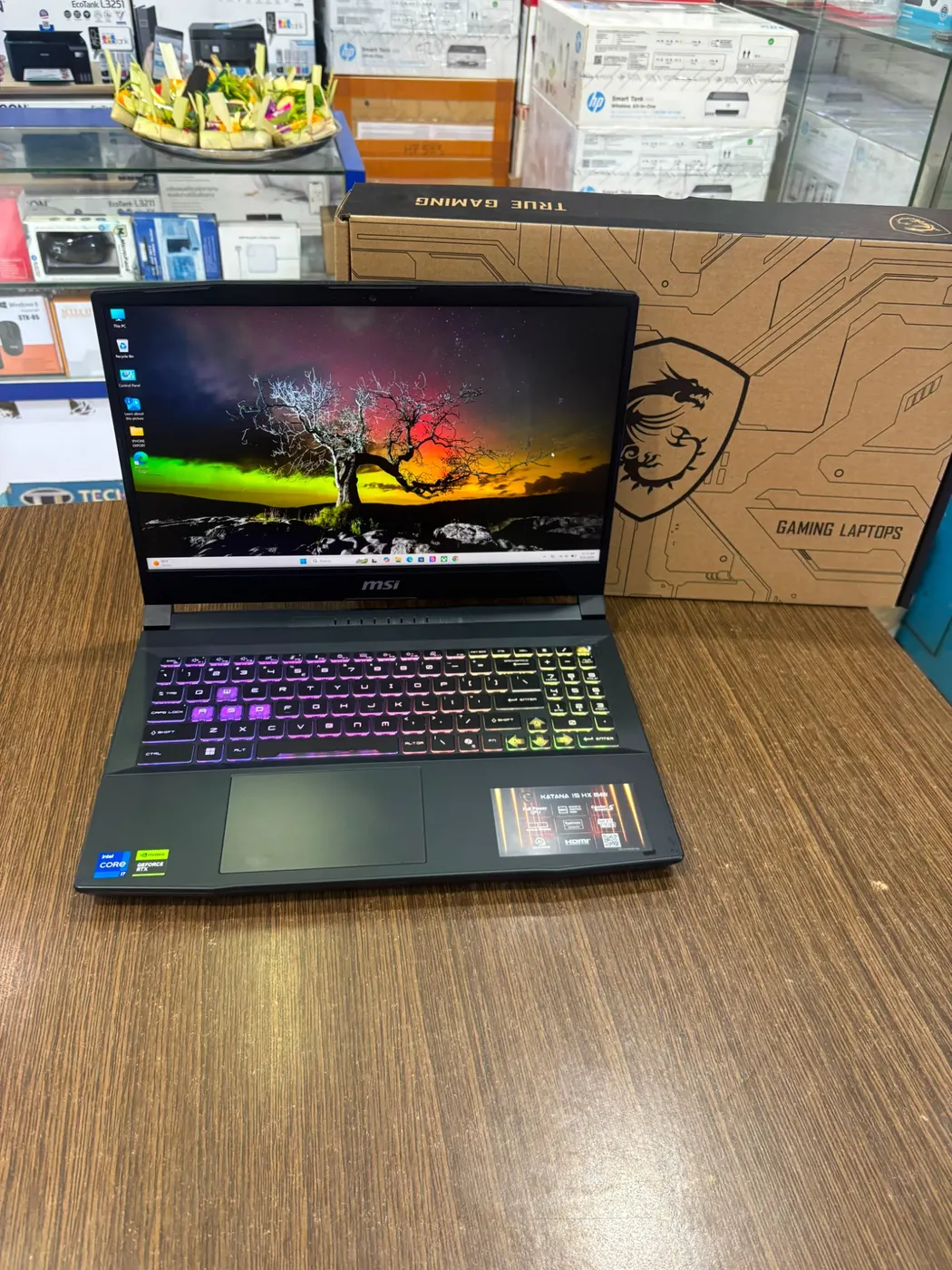 MSI gaming laptop